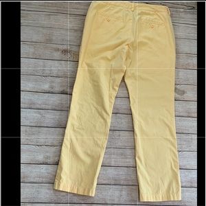 Vineyard Vines Yellow Slim Fit Breaker Pants